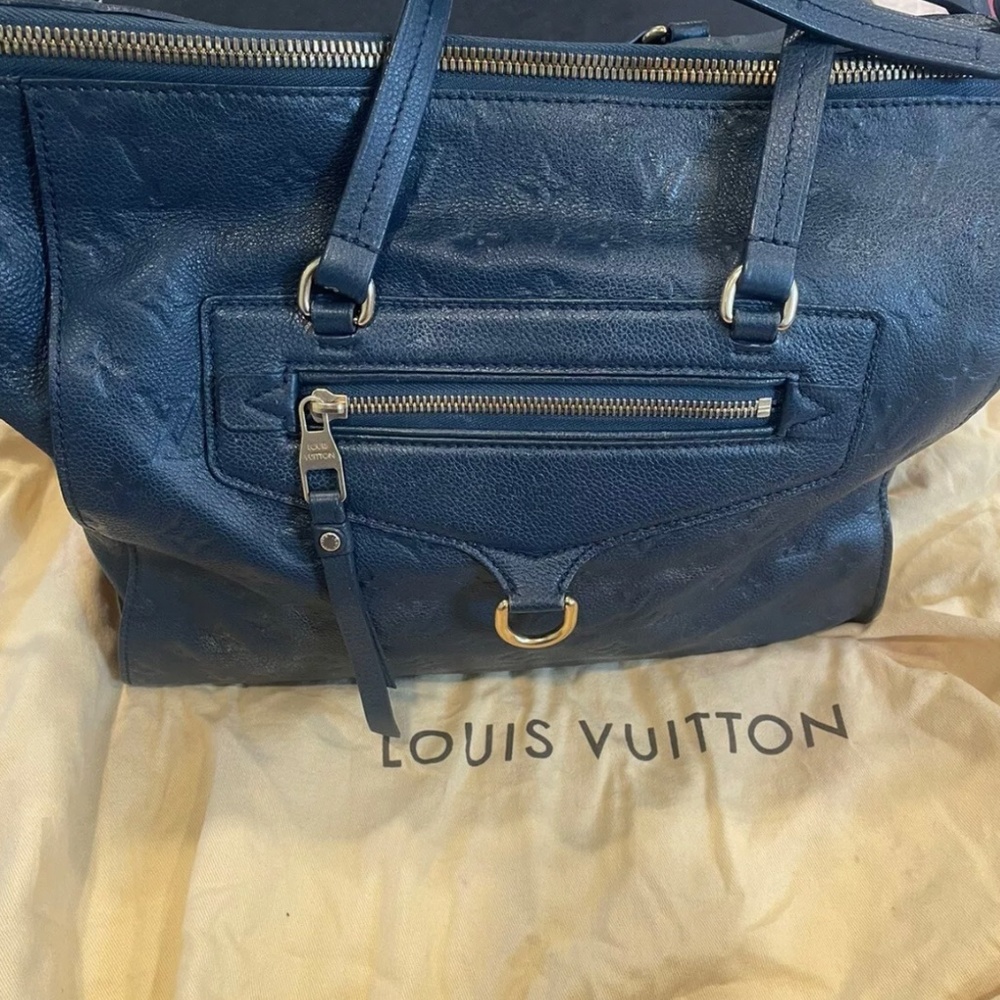 Authentic Louis Vuitton Empreinte Lumineuse Navy Blue